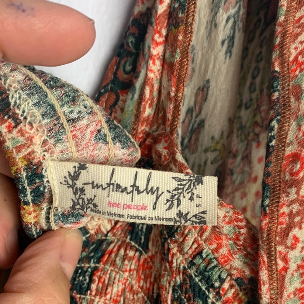 Intimately Free People Size Small Patchwork Multi… - image 3